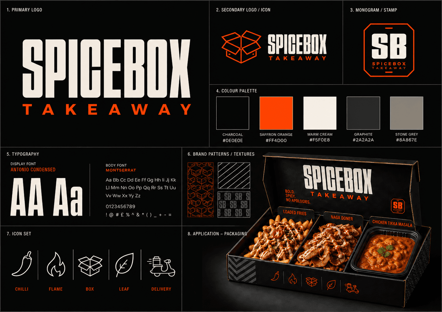 Spice Box iteration 05 — Saffron palette