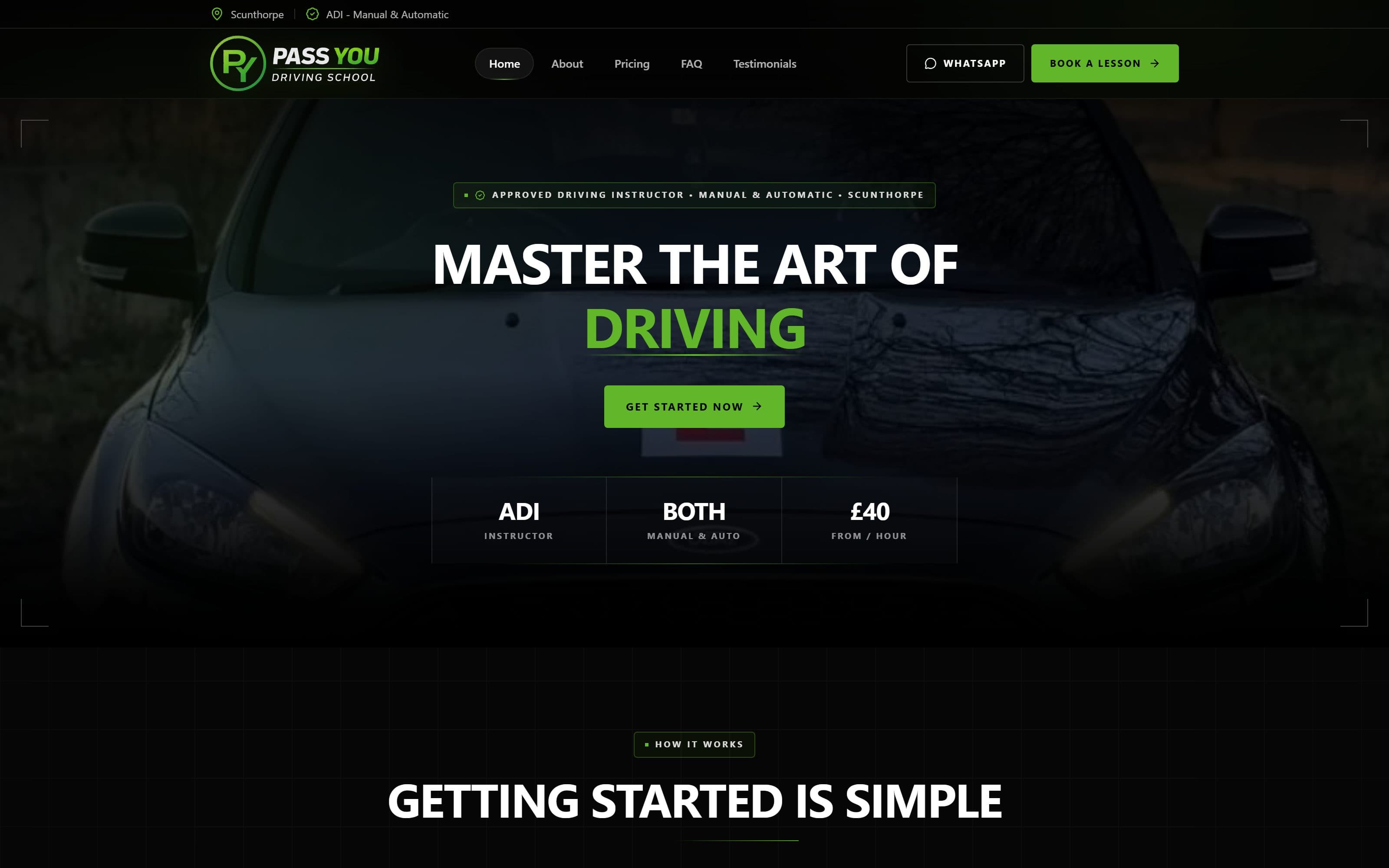 PassYou Driving — screenshot of the build