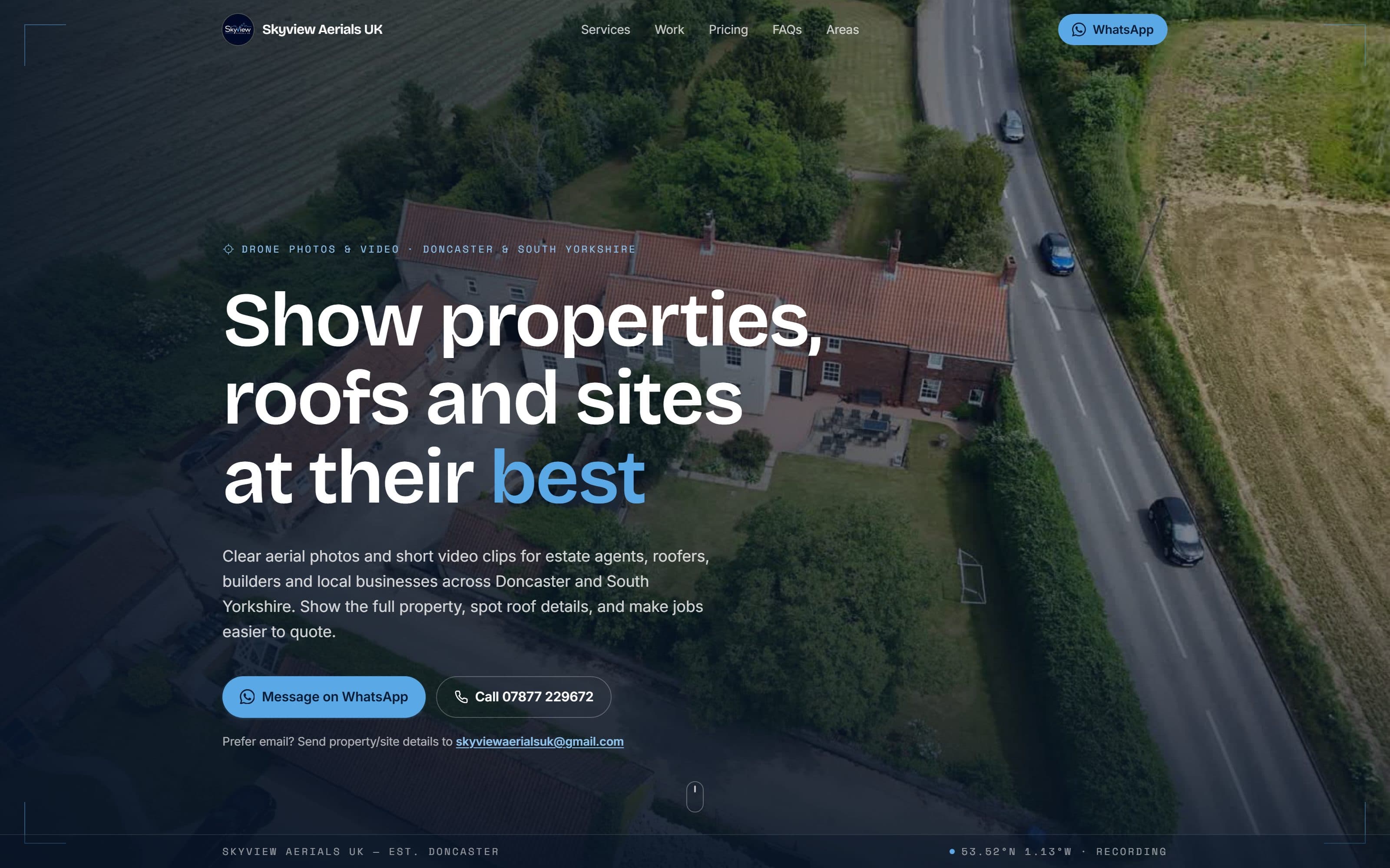 Skyview Aerials UK — the live site